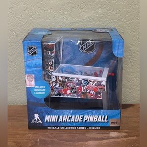 New NHL Mini Arcade Pinball – Collector Series Deluxe #041 Music & Lightbox